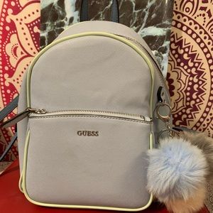 Guess leather backpack w/ adjustable straps